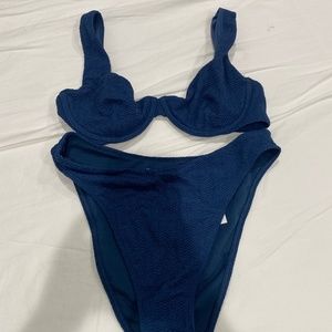 Abercrombie & Fitch Blue Swim set